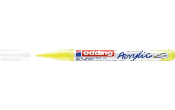 edding Acrylmarker 5300 Fein, Neongelb