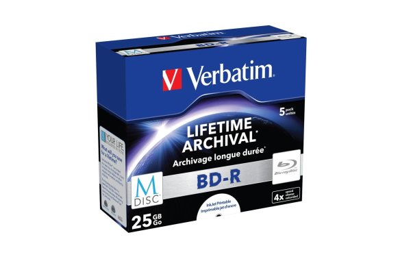 Verbatim BD-R M-Disc 25 GB, Jewelcase (5 Stück)