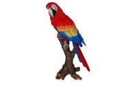 Vivid Arts Dekofigur Roter Ara Papagei