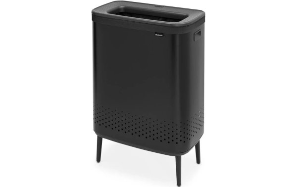 Brabantia Wäschesammler BO Schwarz, 2 x 45 l