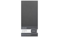 COCON Kopfkissenbezug Satin 50 x 70 cm, Graphit, 2...