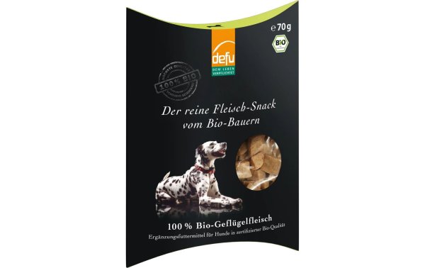 defu Snack Bio Reinfleisch Geflügel, 70 g