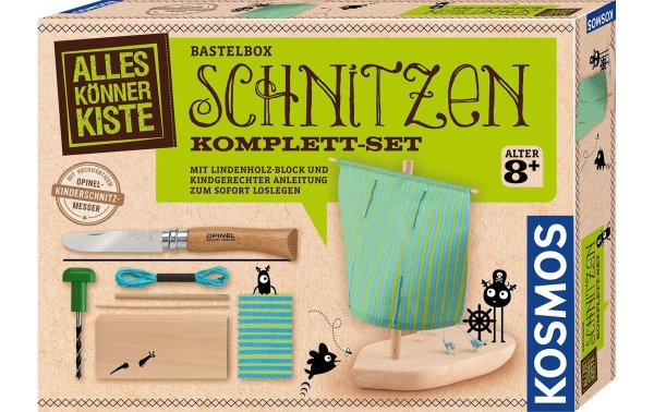 Kosmos Bastelbox Schnitzen Komplett-Set