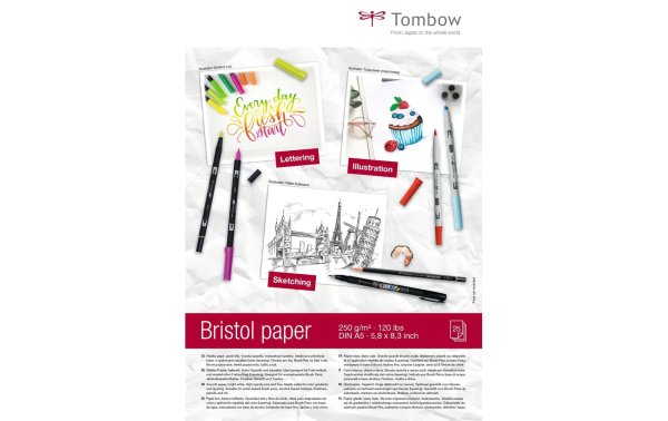 Tombow Zeichenblock Bristol A5 25 Blatt