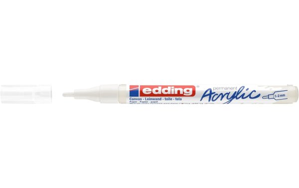 edding Acrylmarker 5300 Fein, Weiss