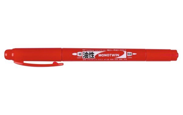 Tombow Permanent-Marker Mono Twin Rot