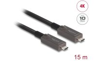 Delock Optisches Kabel 4K 10Gbps USB Type-C - USB Type-C, 15 m