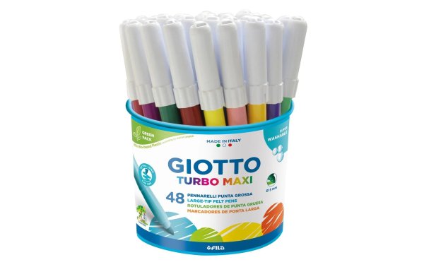 Giotto Filzstift Turbo Color Maxi 48 Stück