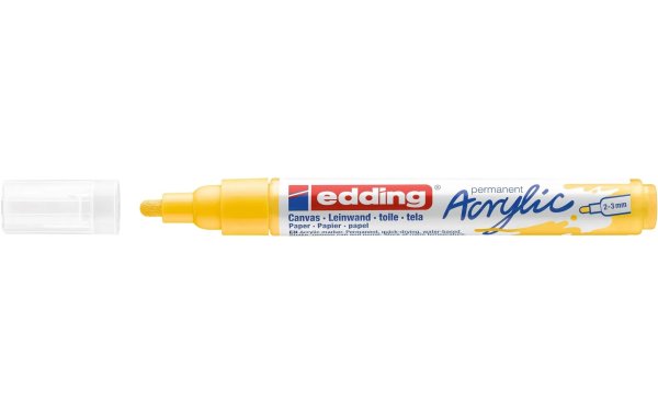 edding Acrylmarker 5100 Medium, Gelb