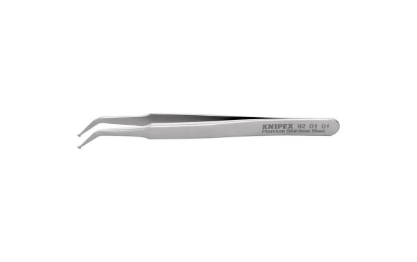 Knipex Präzisionspinzette SMD gewinkelt 45° 115 mm