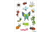 Herma Stickers Motivsticker Krabbeltiere 3 Blatt à 30 Sticker Mehrfarbig