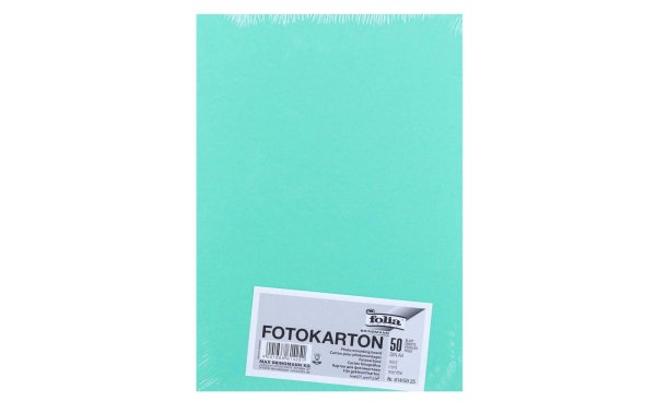 Folia Fotokarton A4, 300 g/m², 50 Blatt, Mint