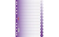 Brunnen Register A4 Colour Code Purple 1-12