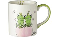 Mila Kaffeetasse True Love II 280 ml, 6 Stück, Weiss