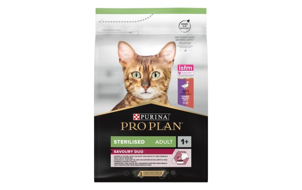 Purina Pro Plan Trockenfutter Steril. Savoury Duo Adult Ente & Leber 1.5 kg