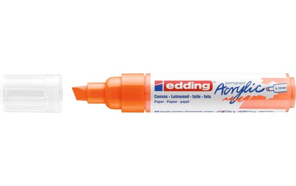 edding Acrylmarker 5000 Breit, Neonorange