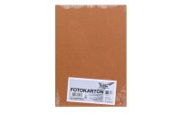 Folia Fotokarton A4, 300 g/m², 50 Blatt, Rehbraun