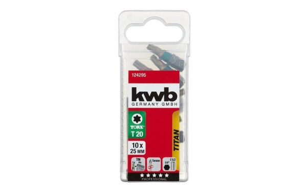 kwb Bit-Set Torx Titan T20 10-teilig