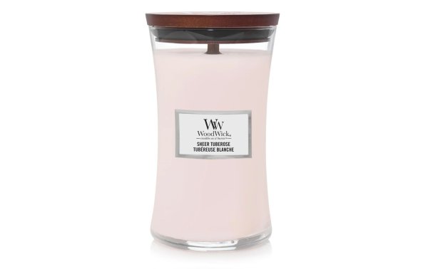 Woodwick Duftkerze Sheer Tuberose Large Jar