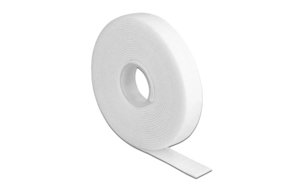 Delock Klettband 3 m x 13 mm Weiss