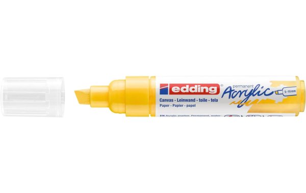 edding Acrylmarker 5000 Breit, Gelb