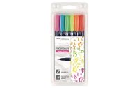 Tombow Fineliner Fudenosuke NEON 6er Set