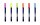 Tombow Fineliner Fudenosuke NEON 6er Set