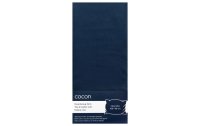 COCON Kopfkissenbezug Satin 65 x 100 cm, Marineblau, 2 Stück