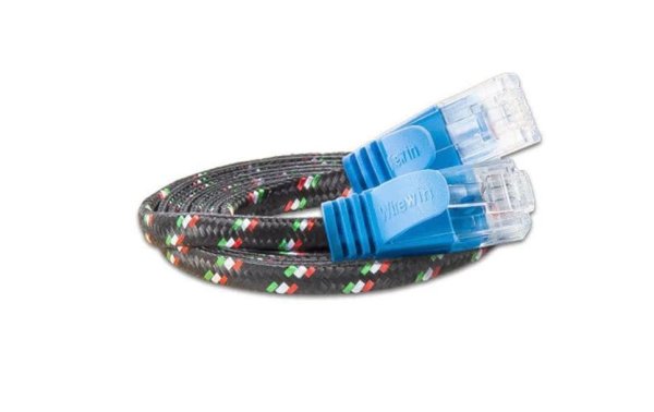 SLIM Slimpatchkabel  Cat 6, UTP, 5 m, Blau