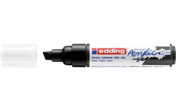 edding Acrylmarker 5000 Breit, Schwarz