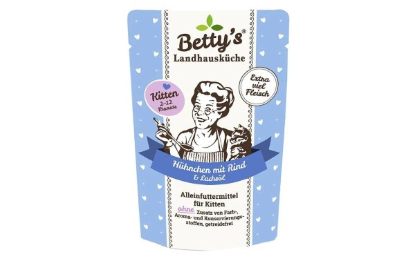 Bettys Landhausküche Nassfutter Hühnchen mit Rind, 100 g
