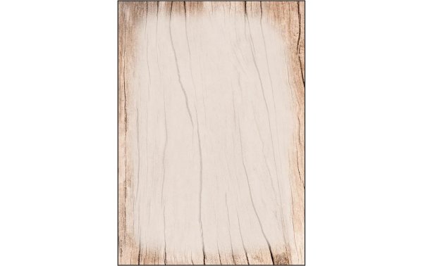 Sigel Motivpapier Wood A4, 50 Blatt