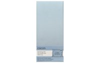 COCON Kopfkissenbezug Satin 65 x 100 cm, Eisblau, 2...