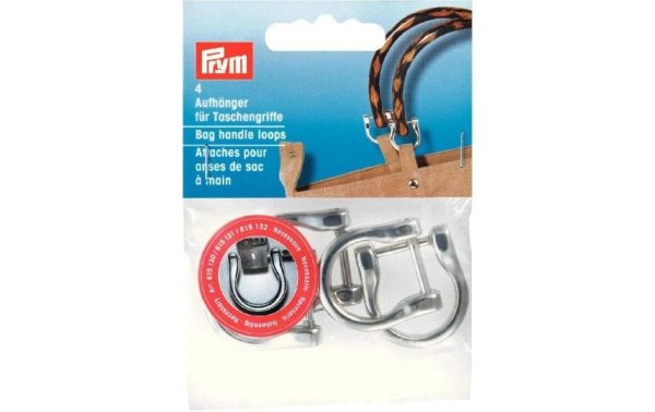 Prym Taschengriff Aufhänger 18 mm Altmessing 4 Stück