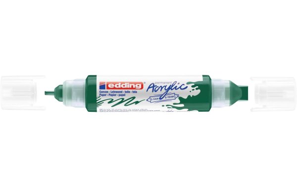 edding Acrylmarker 5400 Double Liner, Dunkelgrün