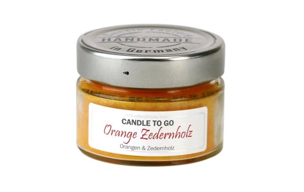 Candle Factory Duftkerze Orange und Zedernholz Candle to go