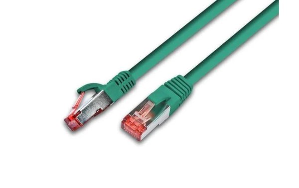 Wirewin Patchkabel  Cat 6A, S/FTP, 10 m, Grün