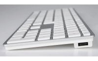 LMP Tastatur USB Grosse Beschriftung Silber