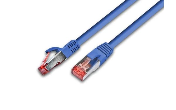 Wirewin Patchkabel  Cat 6A, S/FTP, 2 m, Blau