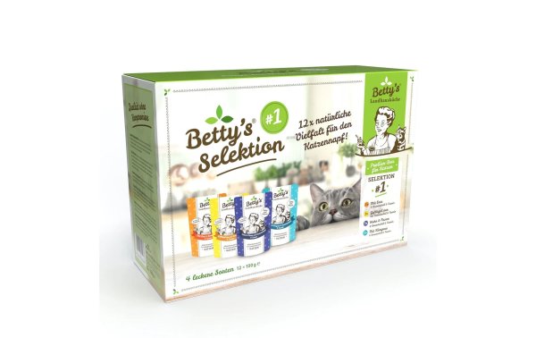 Bettys Landhausküche Nassfutter Selektion Nr.1 Multipack, 12 x 100 g