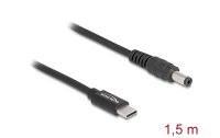 Delock Ladekabel USB-C zu 5.5 x 2.1 mm Stecker 1.5 m