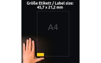 Avery Zweckform Mini-Etiketten 45.7 x 21.2 mm, 20 Blatt