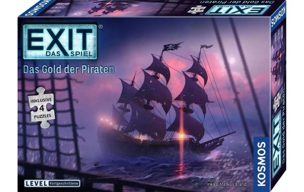 Kosmos Kennerspiel EXIT & Puzzle: Das Gold der Piraten