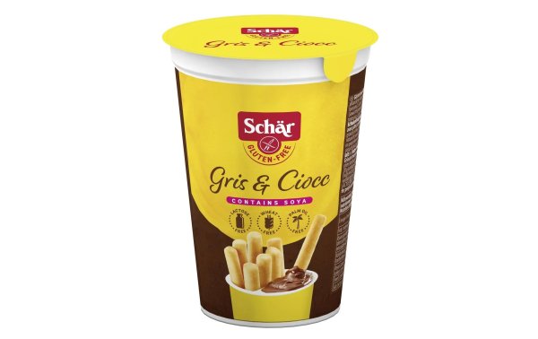 Dr.Schär Snack Gris & Ciocc glutenfrei 52 g