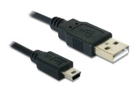 Delock USB 2.0-Kabel  USB A - Mini-USB B 1 m