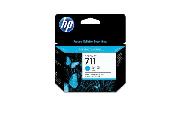 HP Tinte Nr. 711 (CZ134A) Cyan