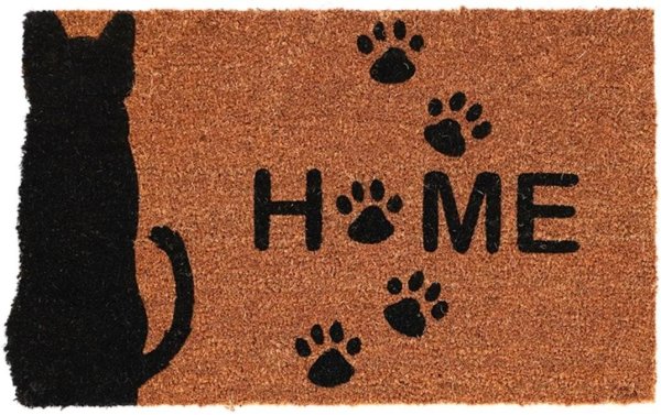 Esschert Design Fussmatte Katze «Home» 45 cm x 75 cm