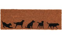 Esschert Design Fussmatte Hunde 25.4 cm x 76.5 cm