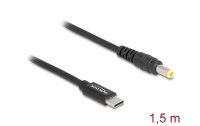Delock Ladekabel USB-C zu 5.5 x 2.5 mm Stecker 1.5 m