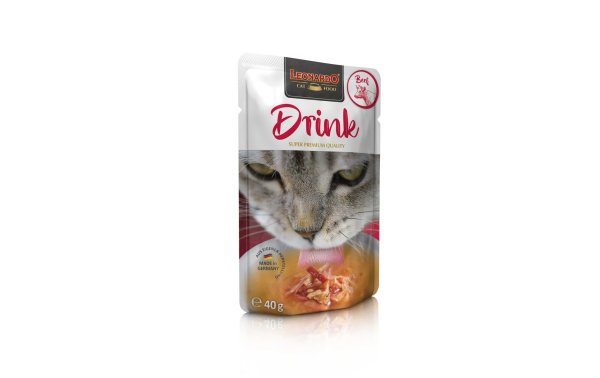 Leonardo Cat Food Katzen-Snack Drink Rind, 40 g